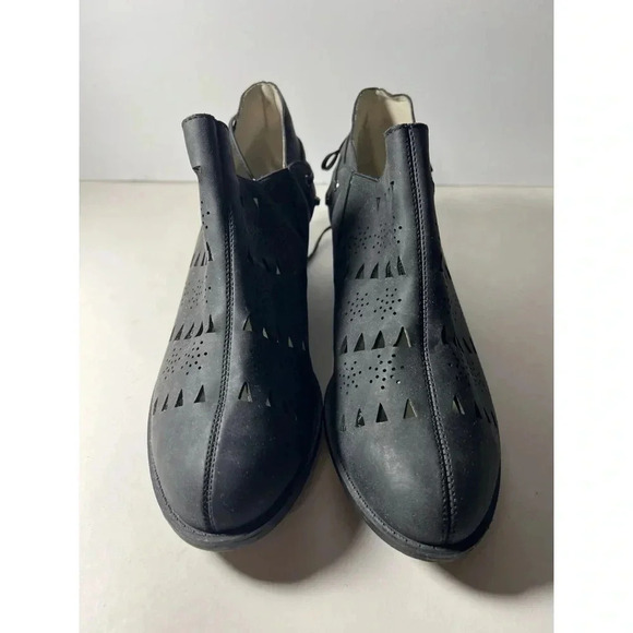 Jbu Black Women's Ankle Boots - Picture 1 of 7